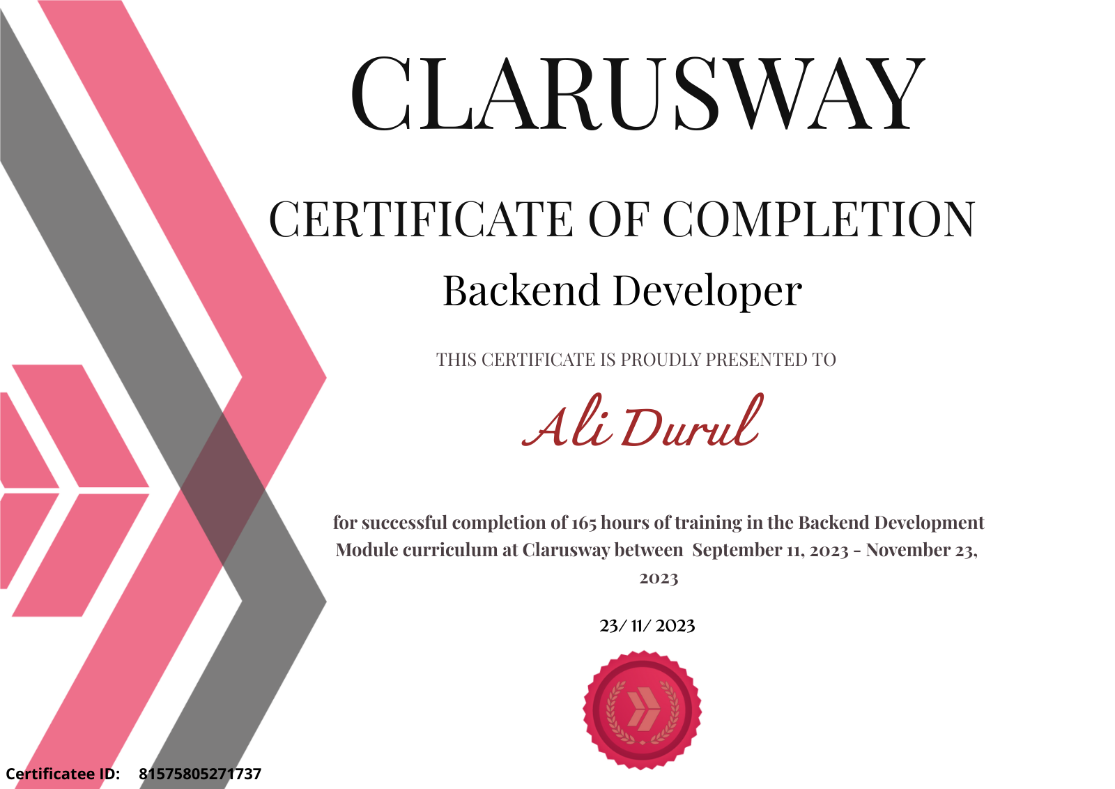 Backend Development