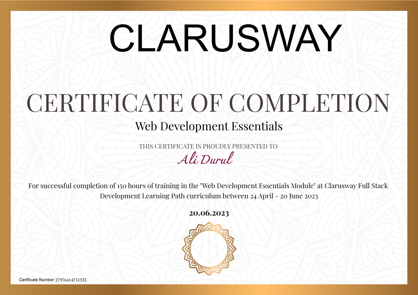 Web Development Essentials